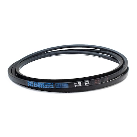 D&D B156 Classical V-Belt, 159 in Outside Length, 21/32 in Top Width, 1 Ribs B156